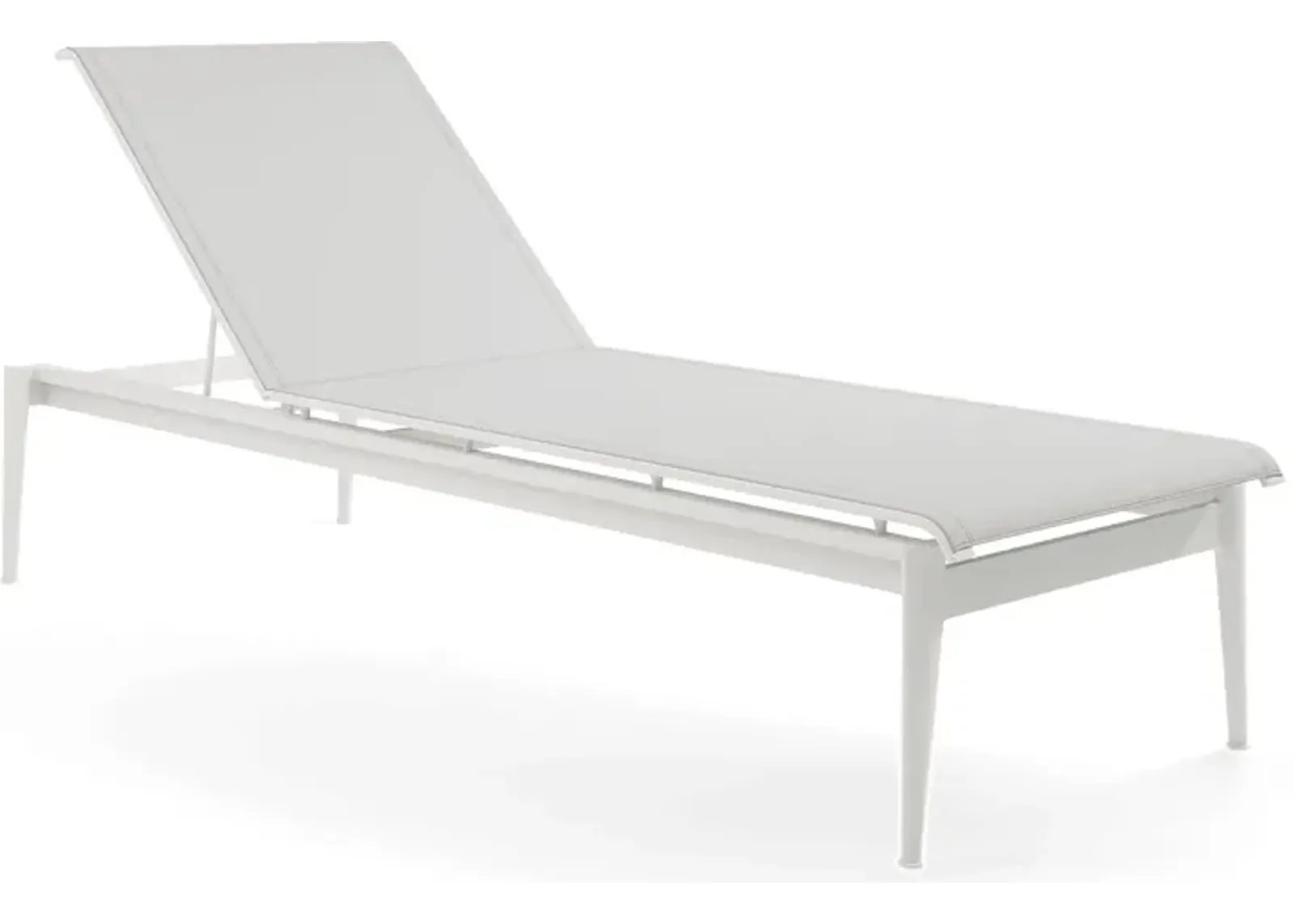 Park Walk White Outdoor Chaise