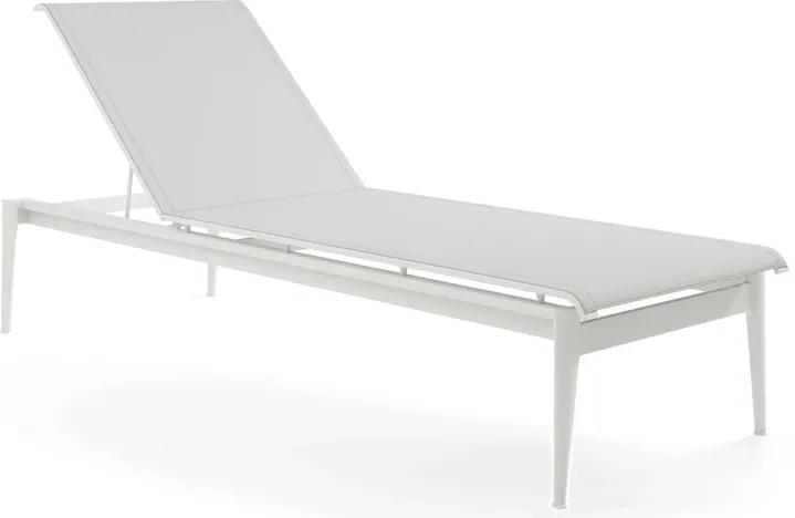 Park Walk White Outdoor Chaise