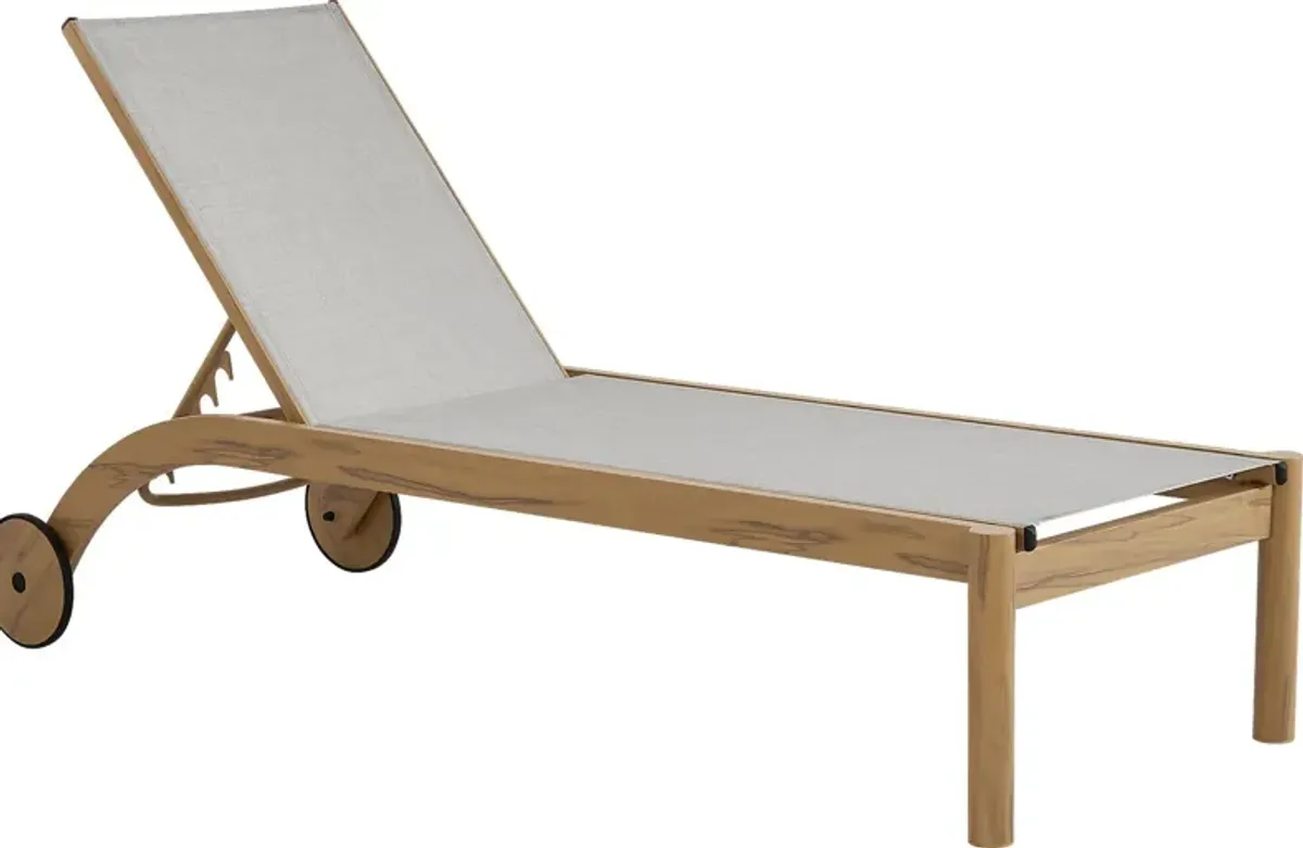 Logen Natural Outdoor Chaise