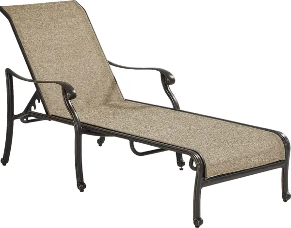 Carina Bronze Outdoor Chaise