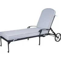Outdoor Chablis Gray Lounger