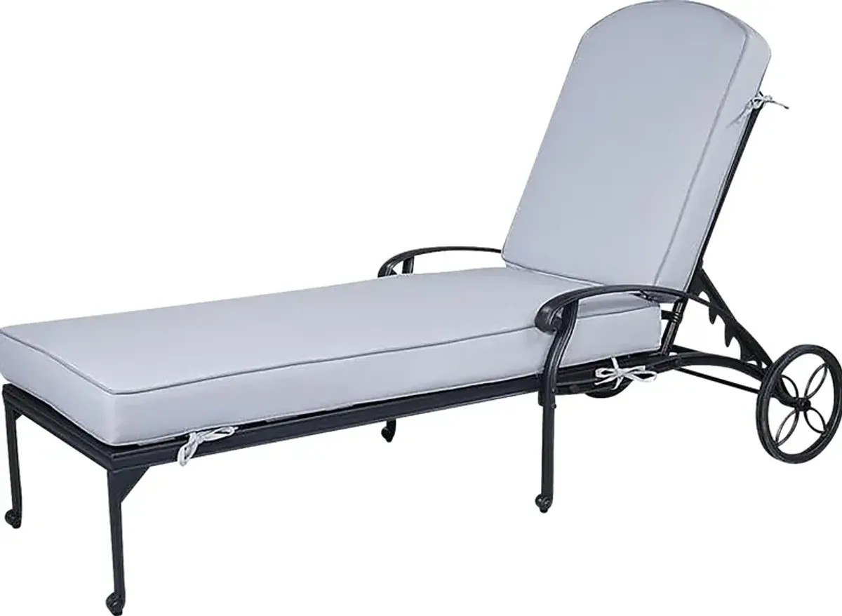 Outdoor Chablis Gray Lounger