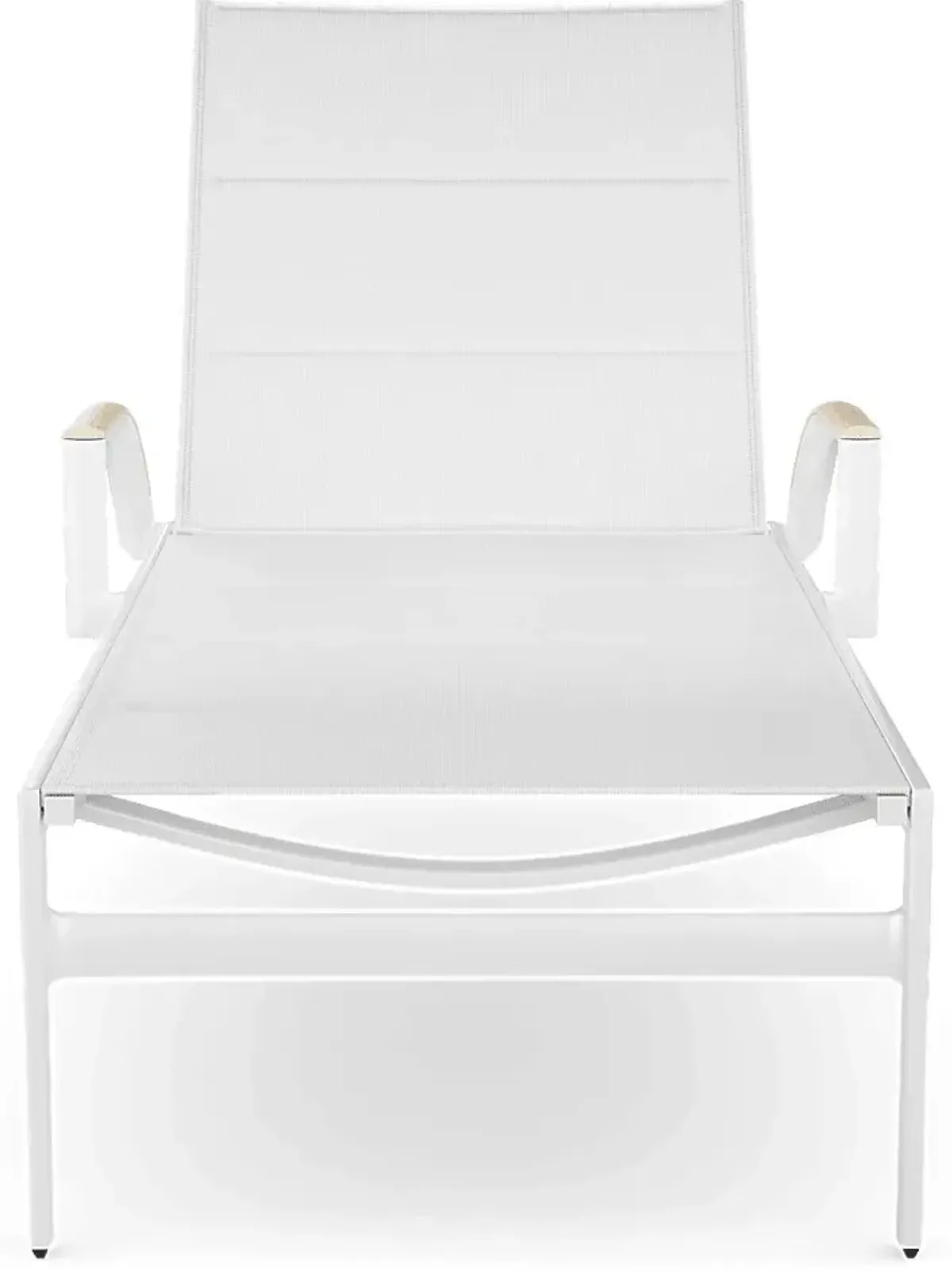 Solana White Outdoor Chaise