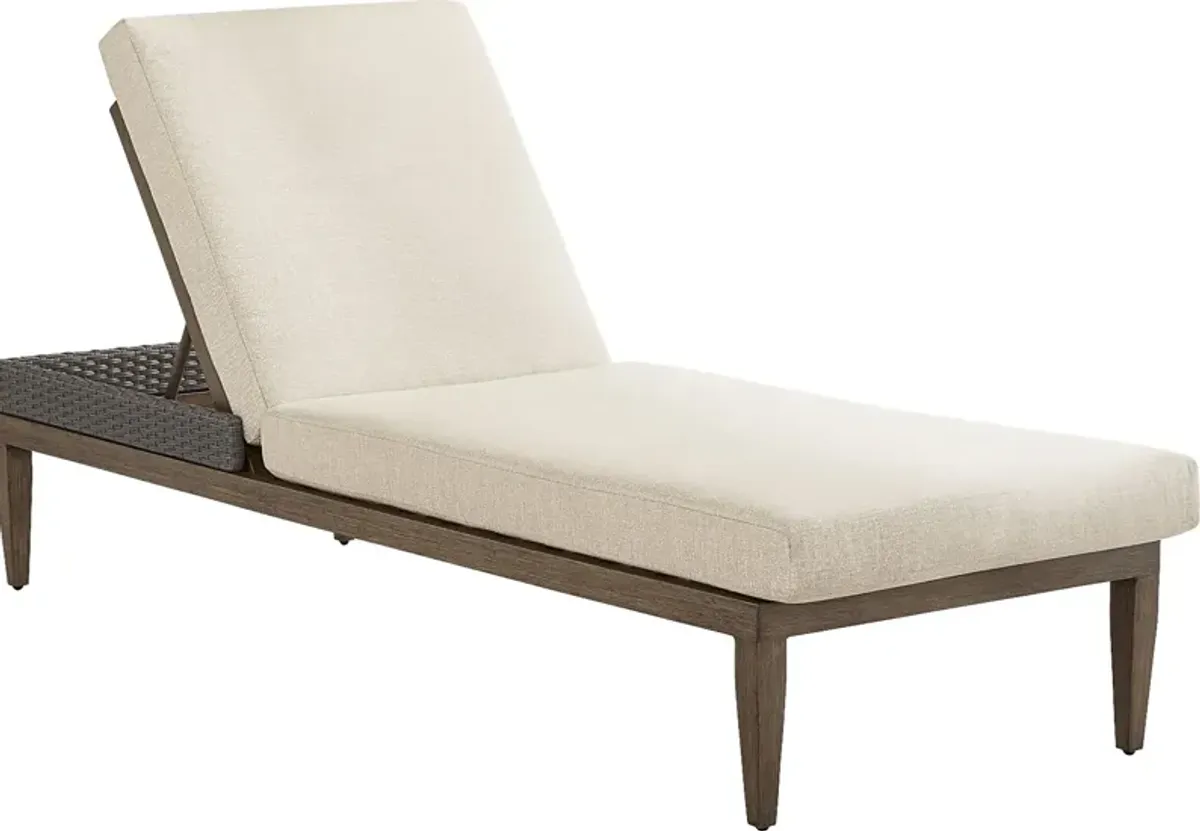 Point Reyes Brown Outdoor Chaise