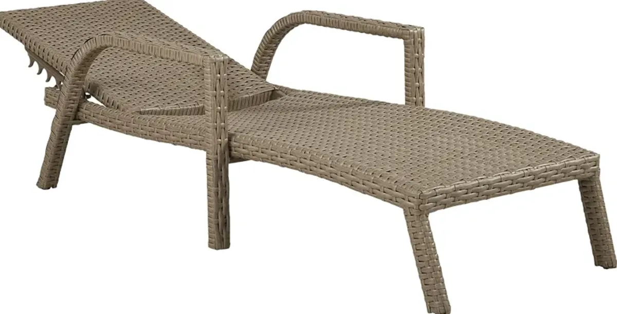 Siesta Key Driftwood Outdoor Pool Chaise