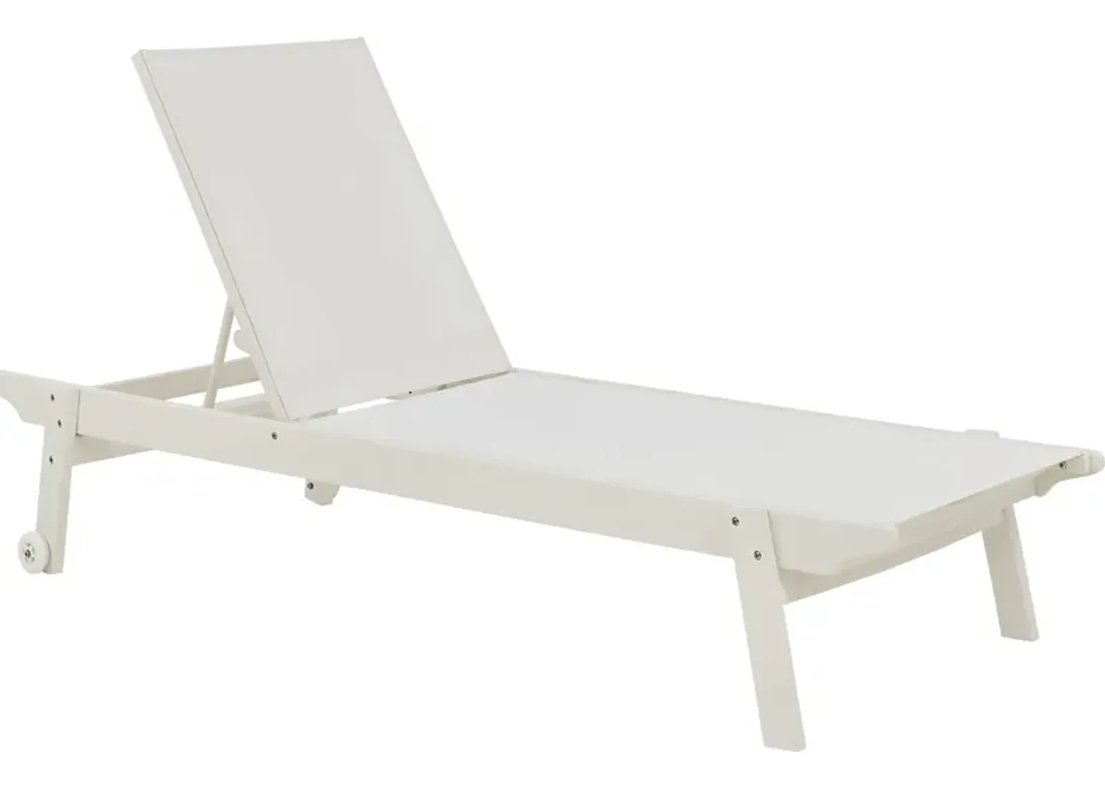 Eastlake White Outdoor Chaise