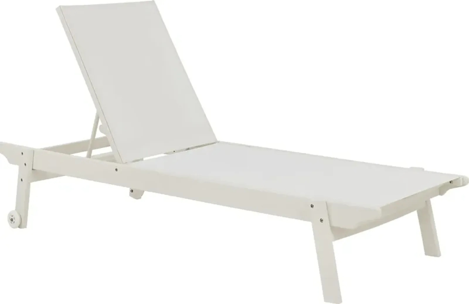 Eastlake White Outdoor Chaise