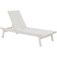Eastlake White Outdoor Chaise