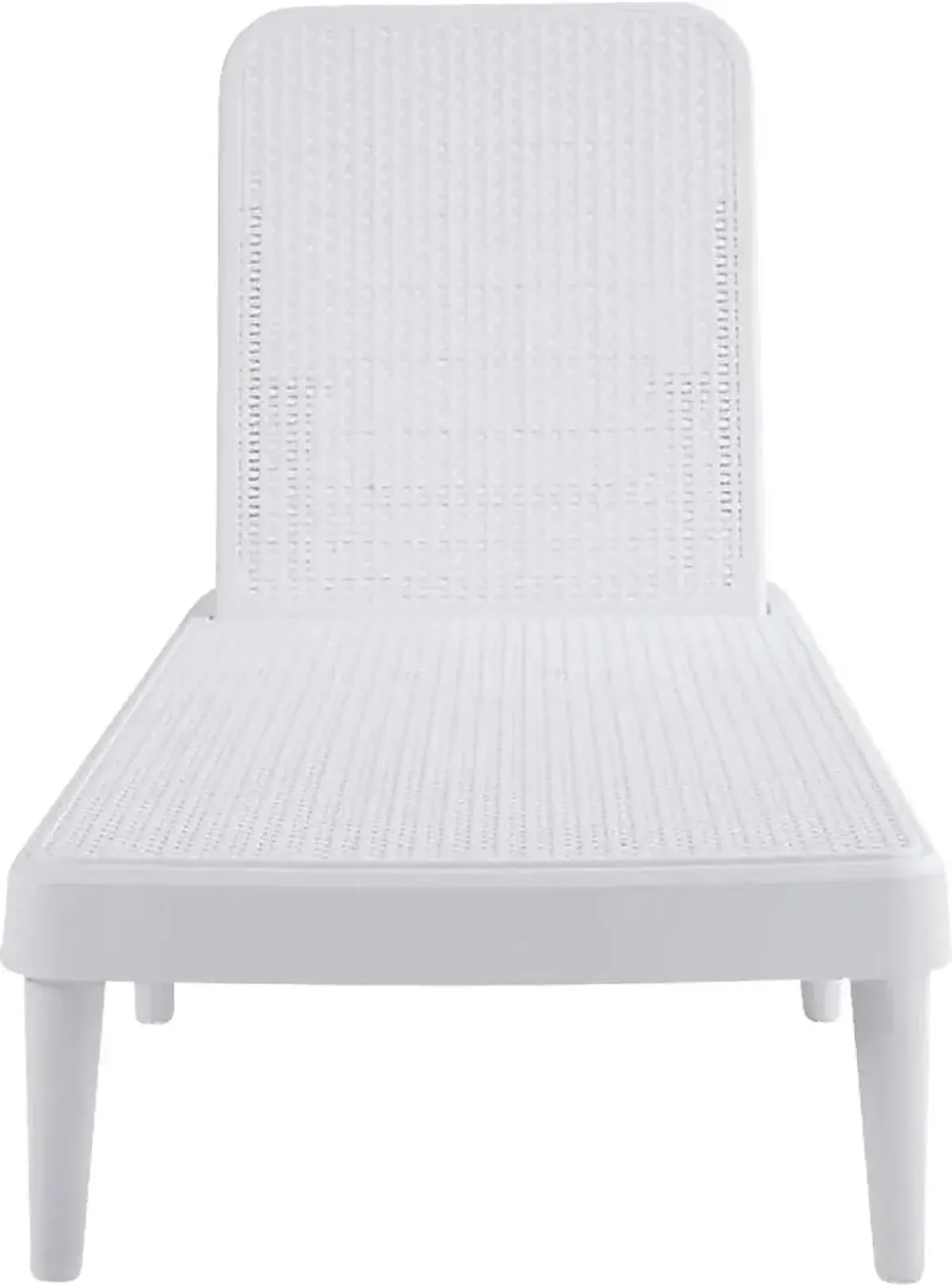 Lagoon Tahiti White Outdoor Chaise Lounge