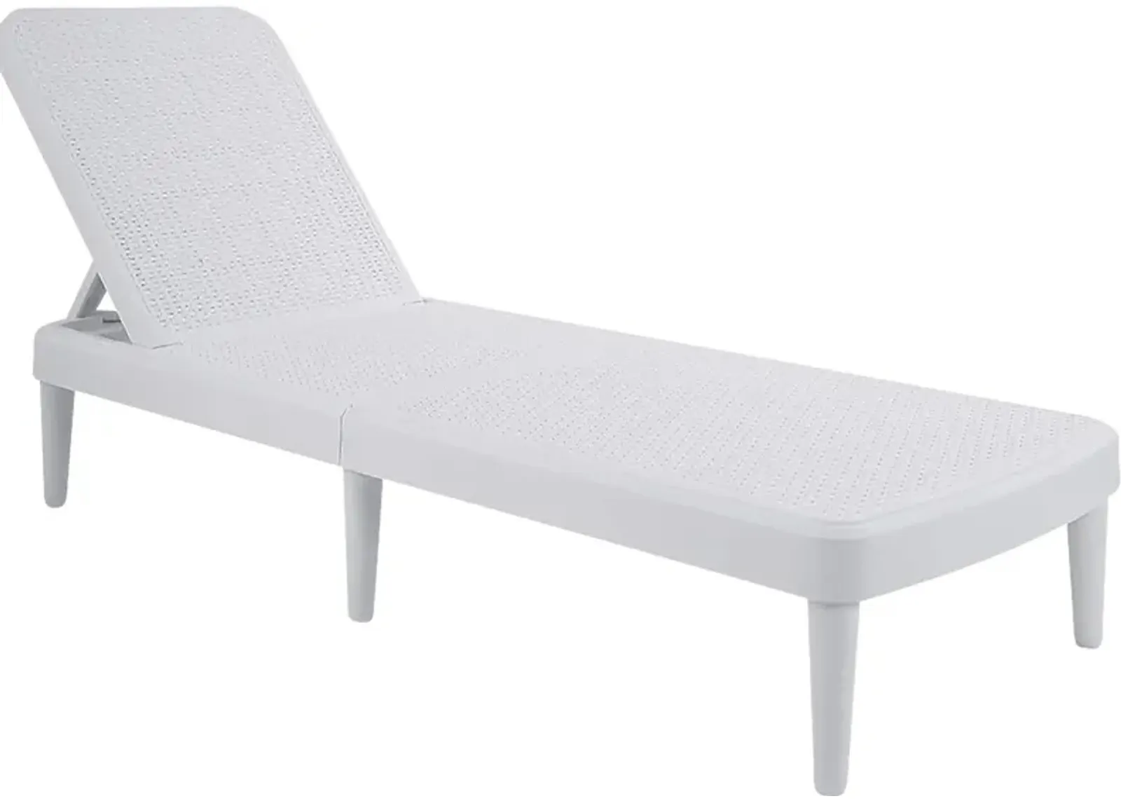 Lagoon Tahiti White Outdoor Chaise Lounge