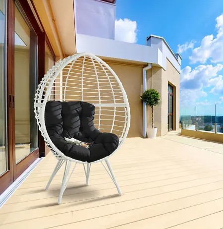 Outdoor Evanel White Egg Chair