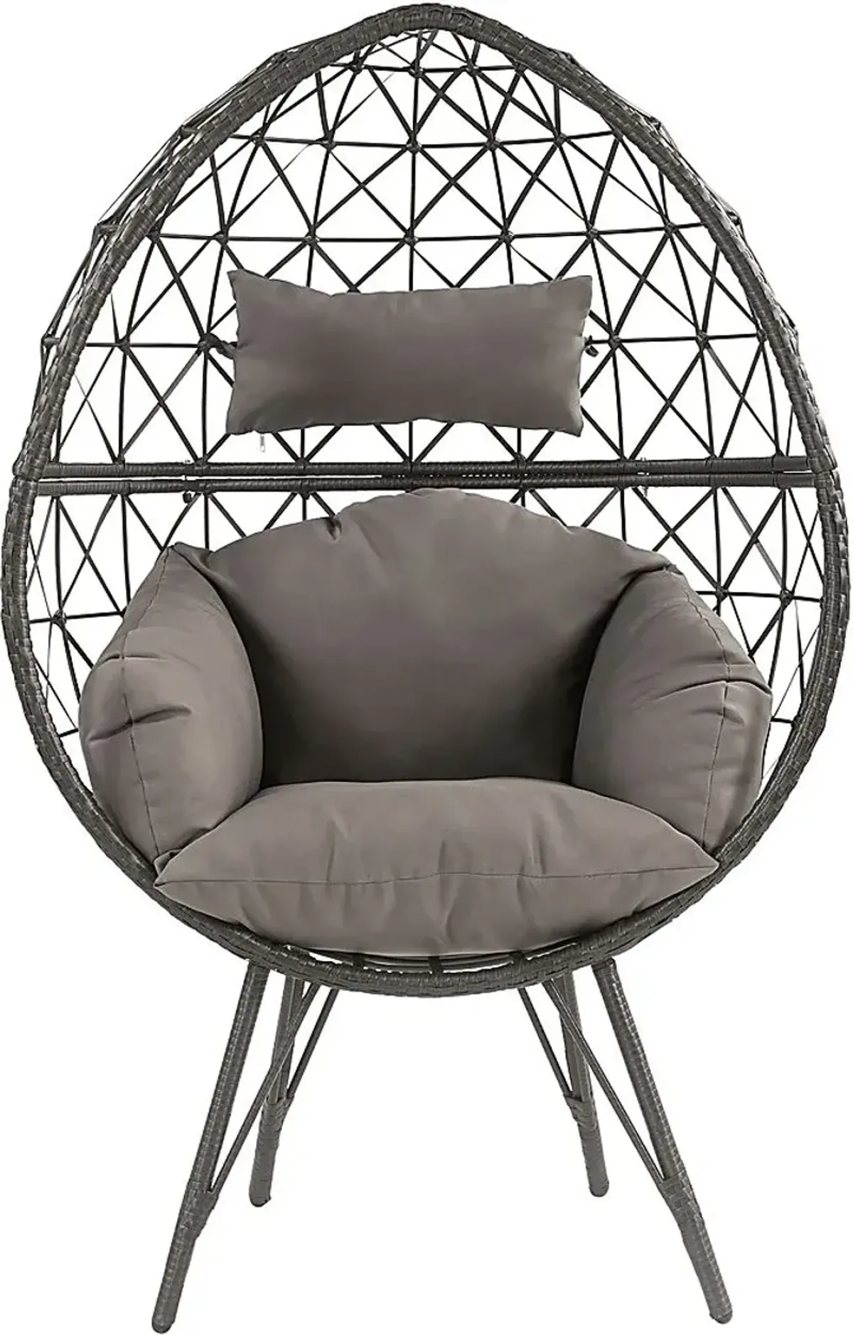 Outdoor Zaelan Black Egg Chair