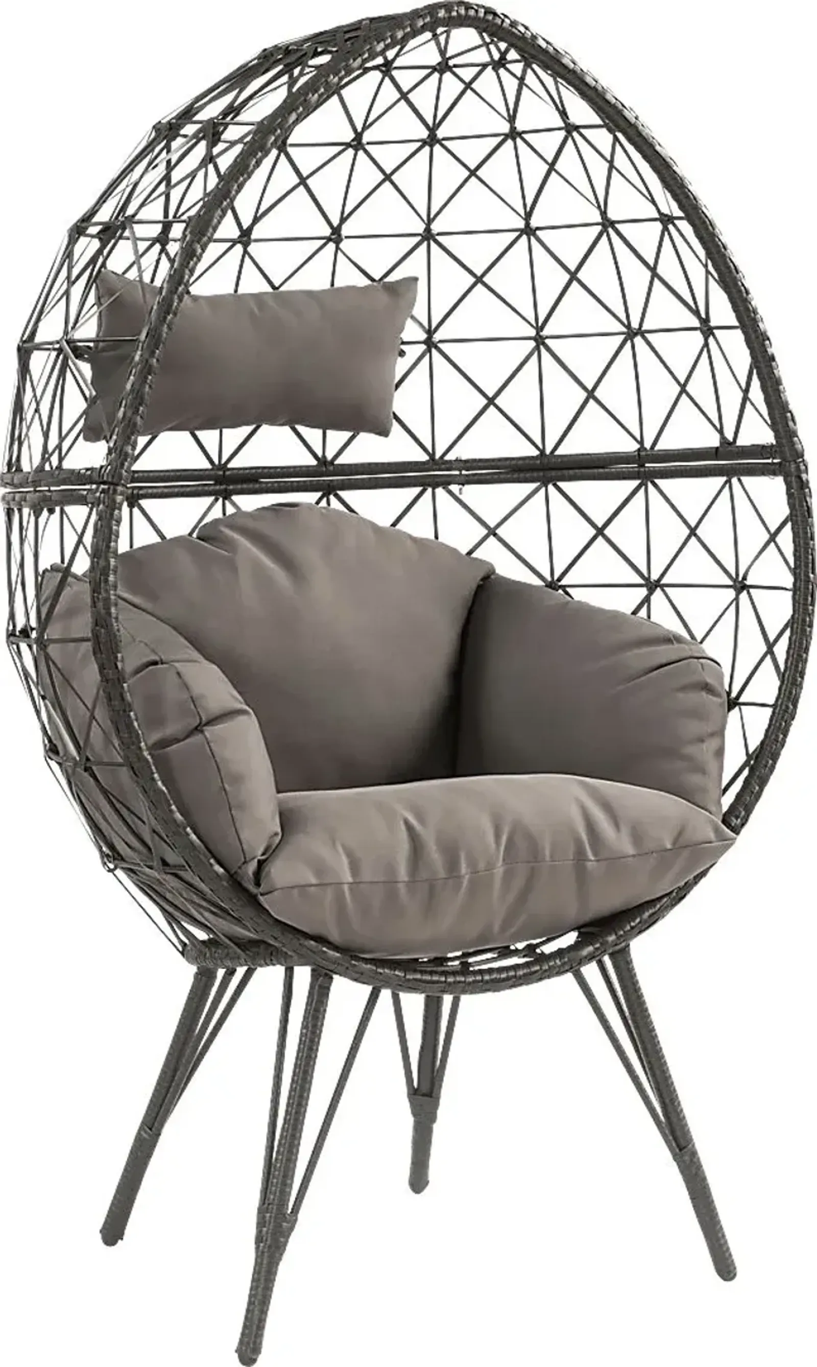 Outdoor Zaelan Black Egg Chair