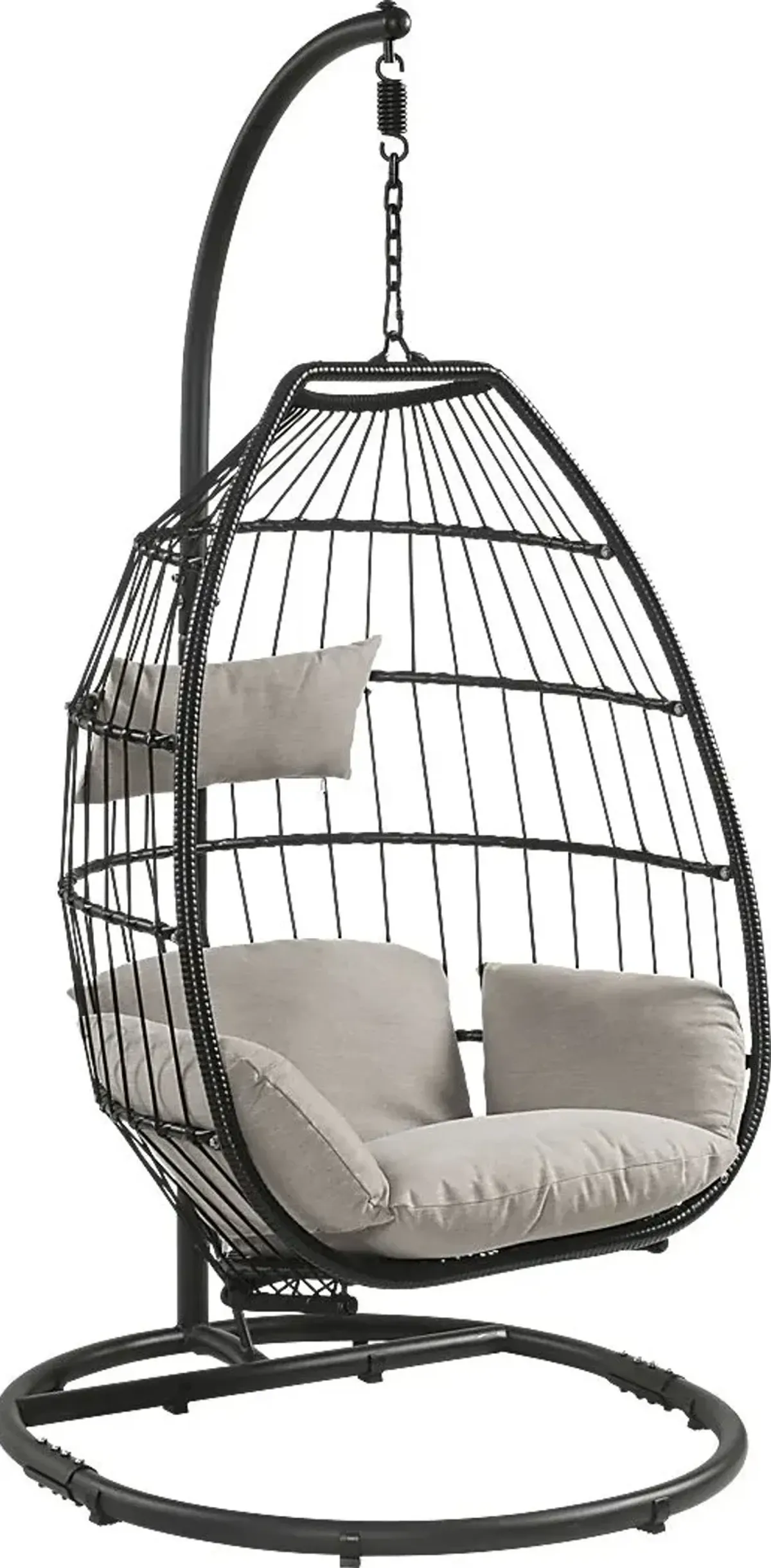 Outdoor Lolannen Black Hanging Chair