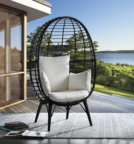 Outdoor Elonanor Black Egg Chair
