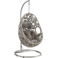 Outdoor Shayleen Light Gray Hanging Chair