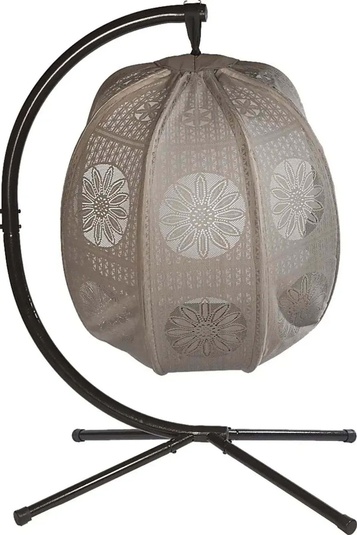 Outdoor Maquel Beige Hanging Egg Chair