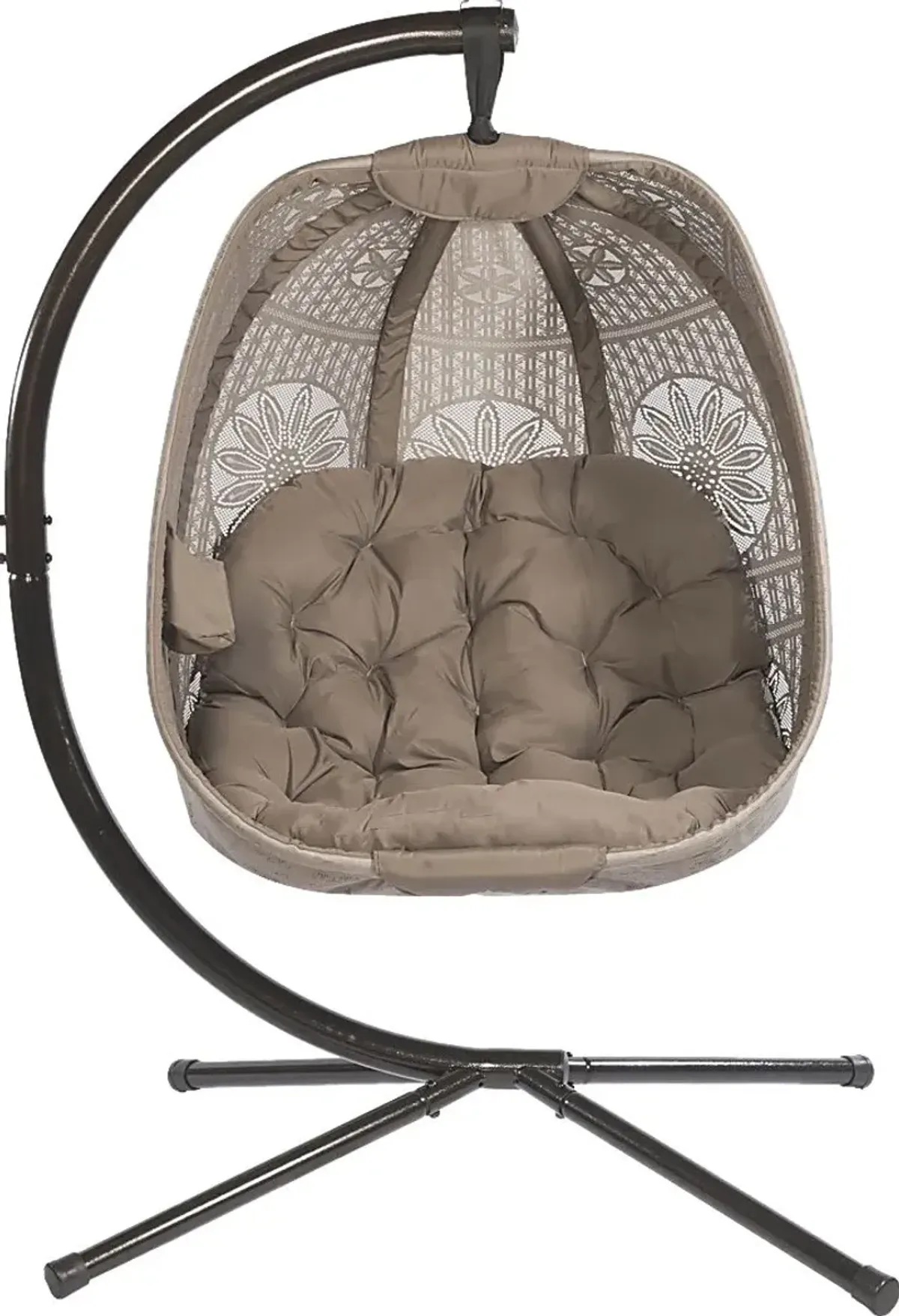 Outdoor Maquel Beige Hanging Egg Chair