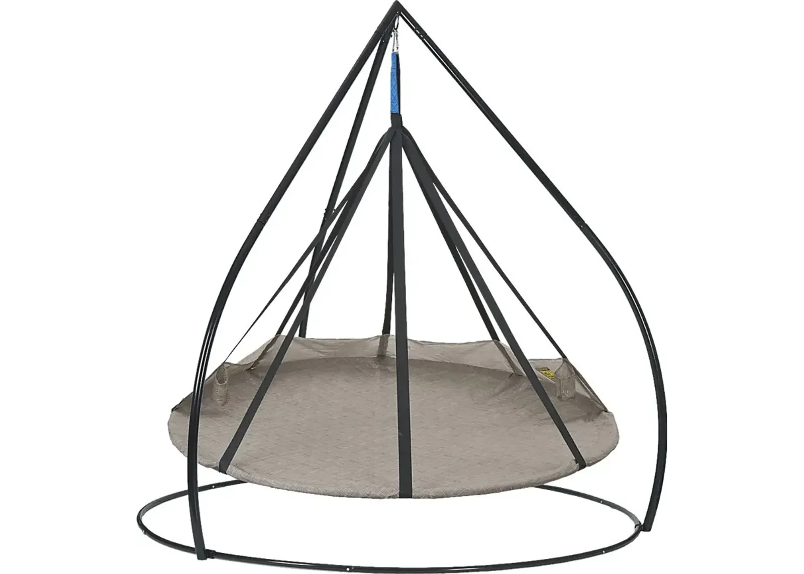 Outdoor Kelya II Brown Hammock Hanging Chair with Stand