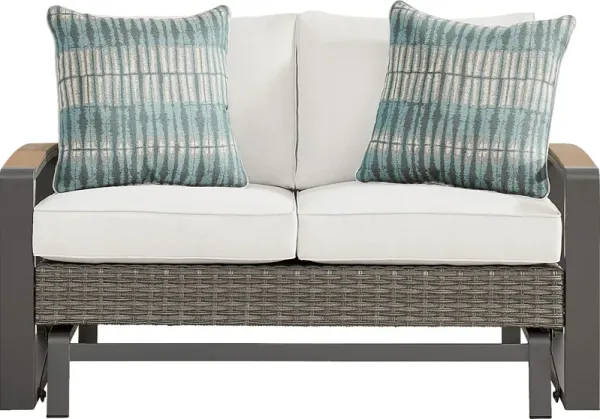 Randolph Gray Outdoor Glider Loveseat