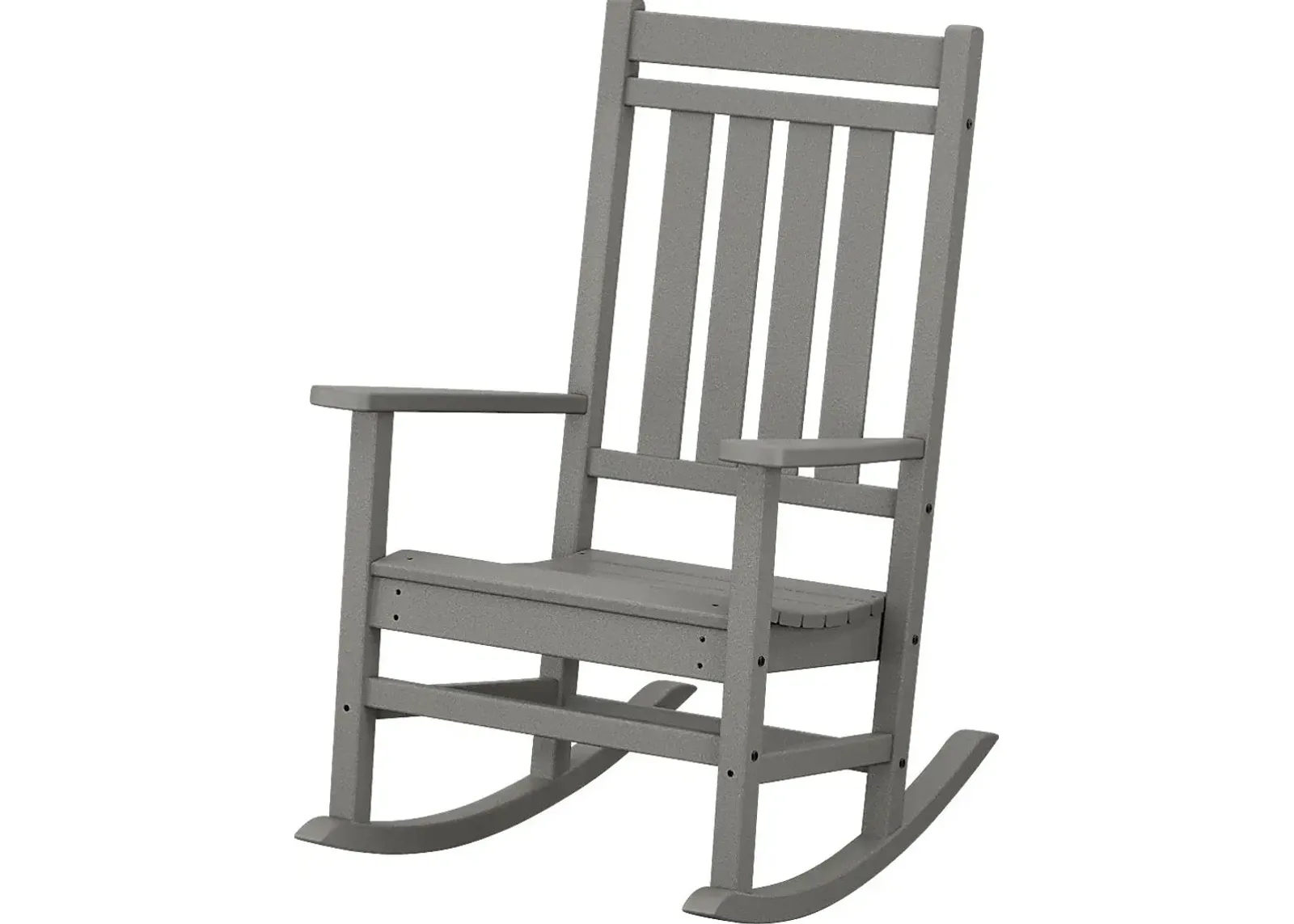 POLYWOOD Estate Slate Outdoor Rocking Chair