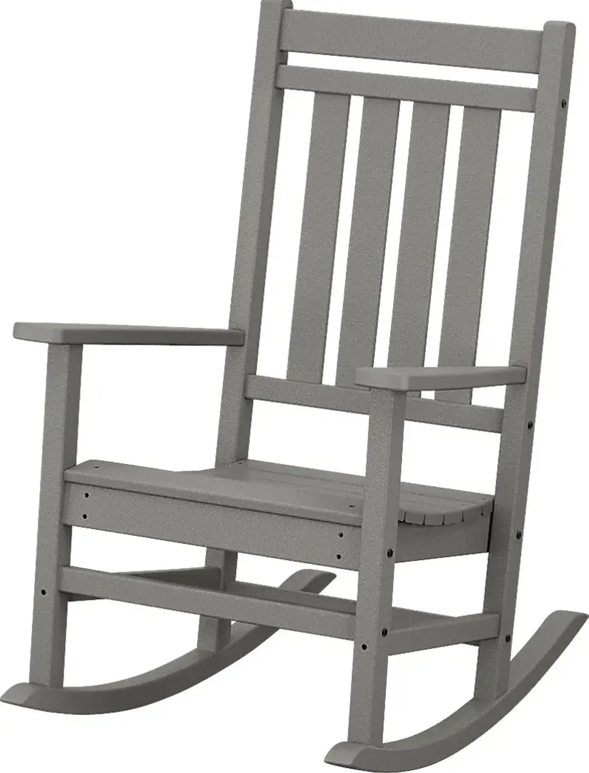 POLYWOOD Estate Slate Outdoor Rocking Chair