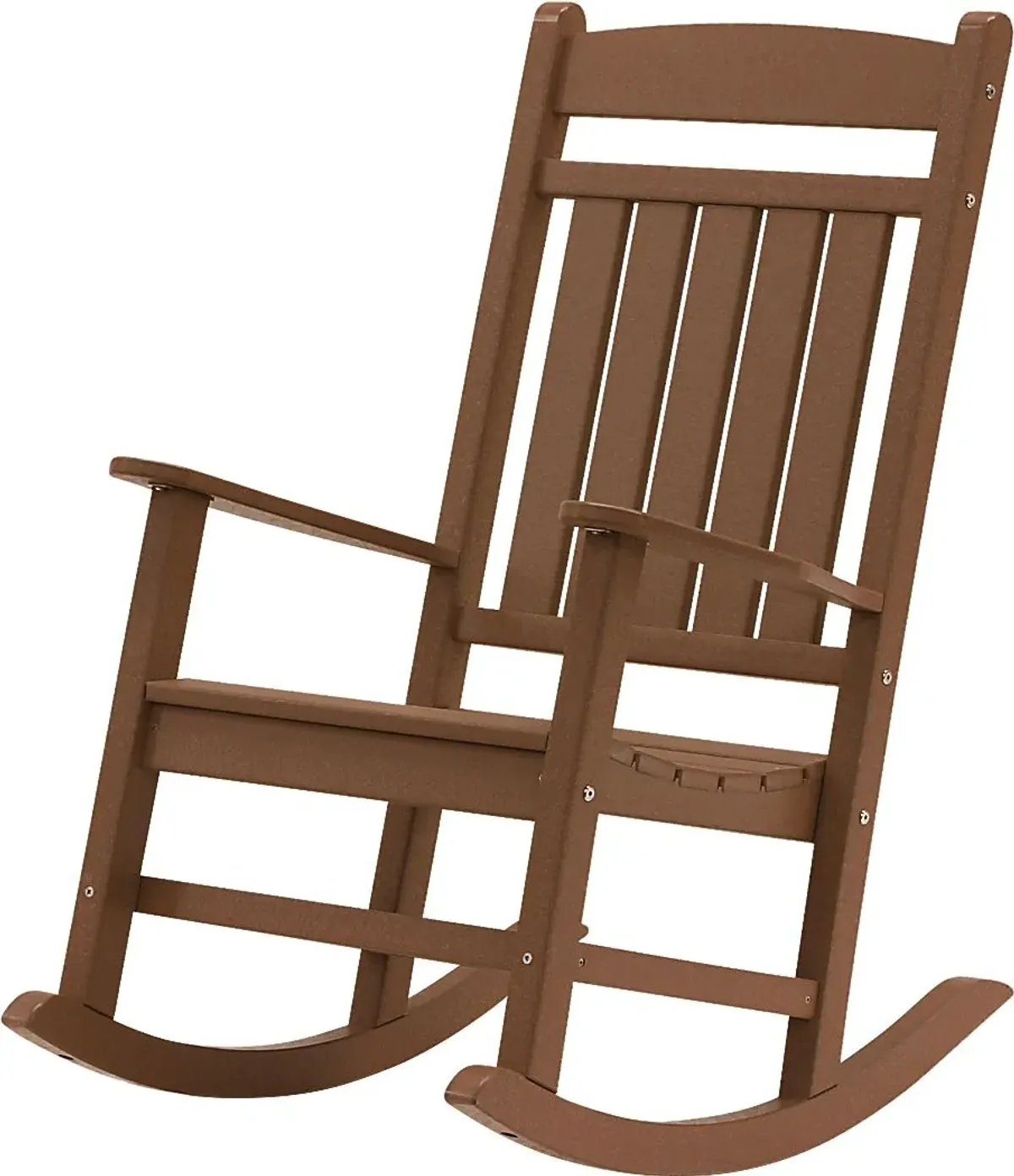 Edgarton Traditional Brown Outdoor Rocker