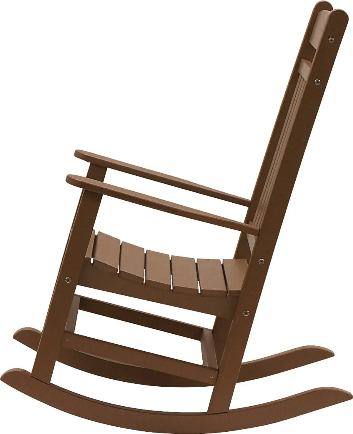 Edgarton Traditional Brown Outdoor Rocker