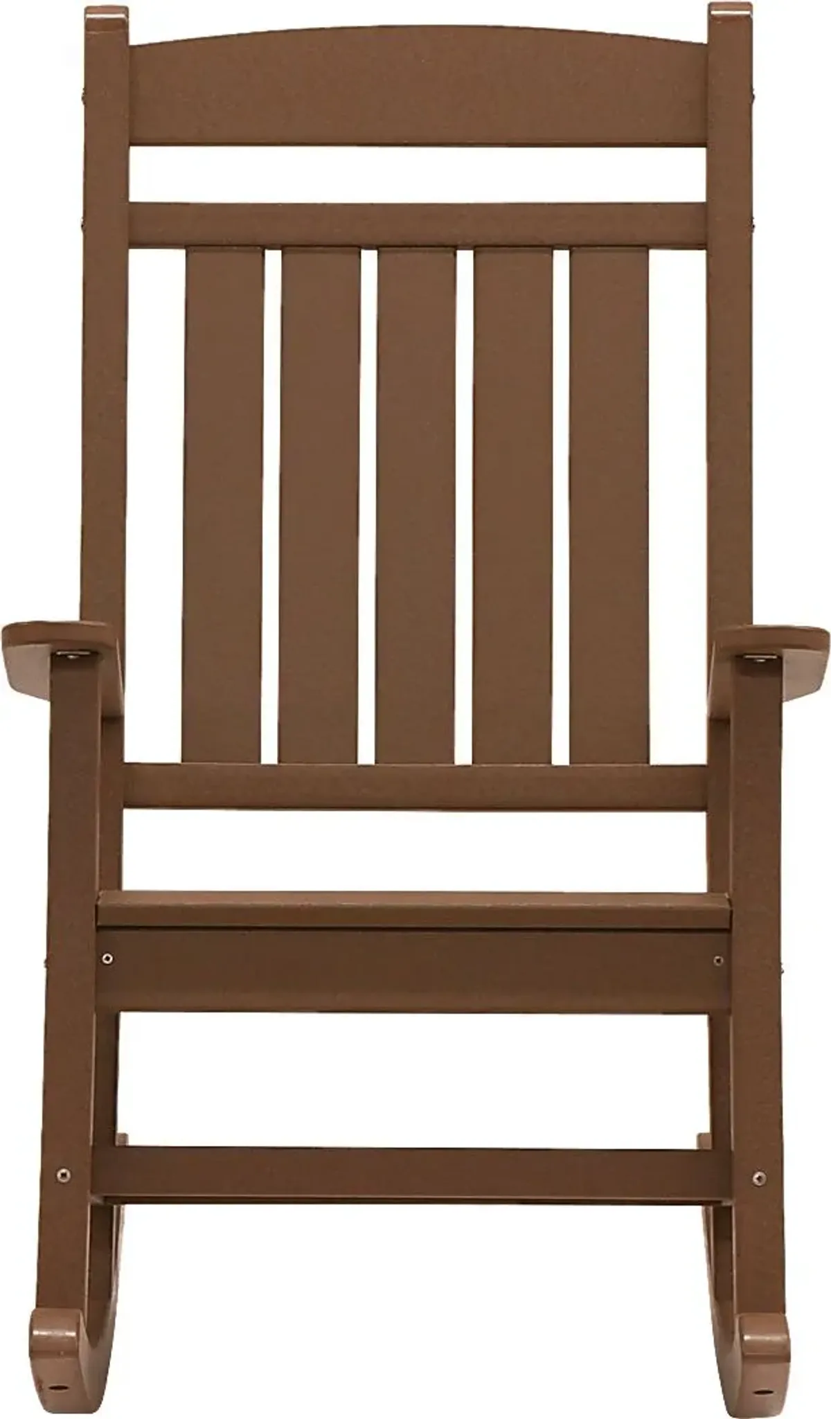 Edgarton Traditional Brown Outdoor Rocker