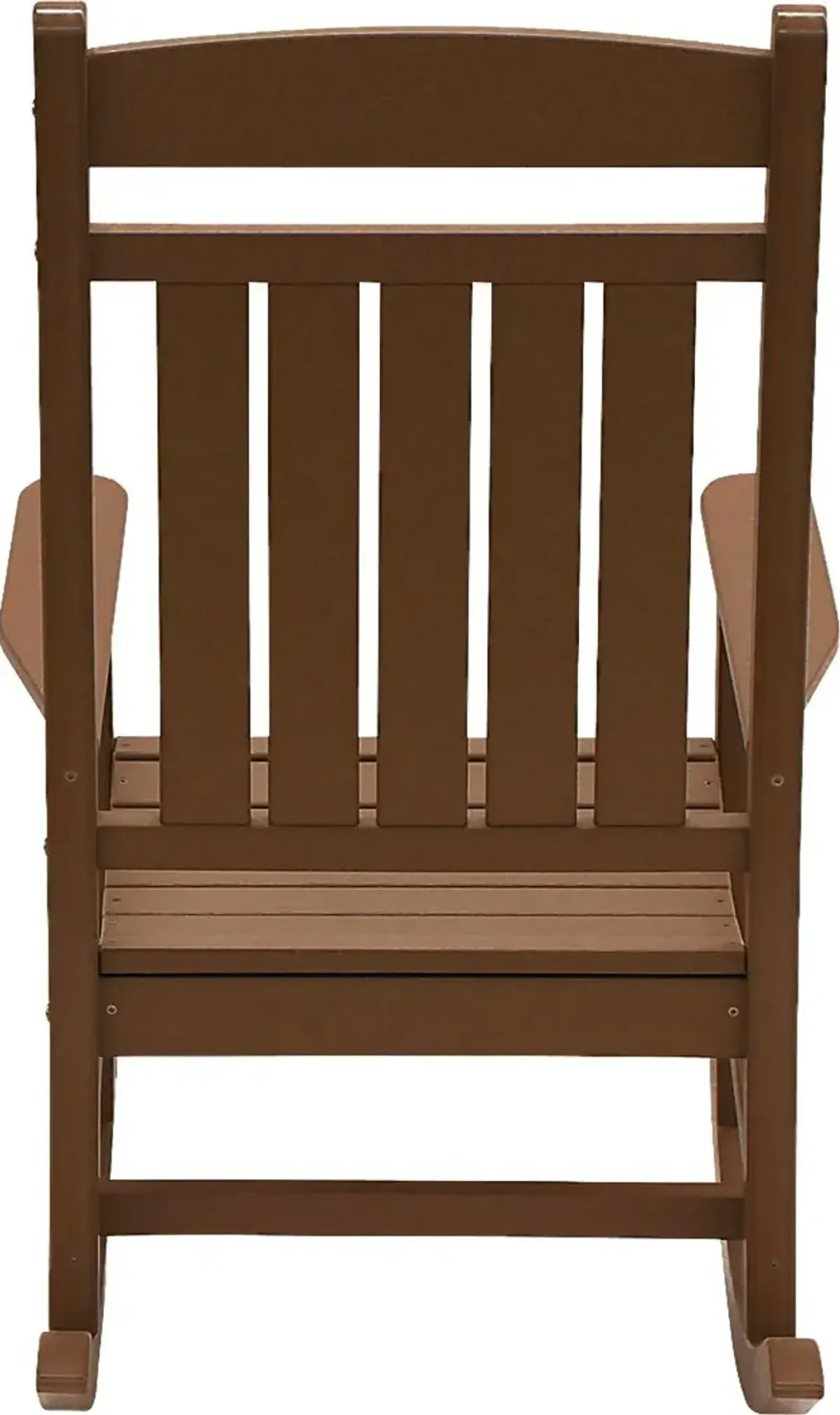 Edgarton Traditional Brown Outdoor Rocker