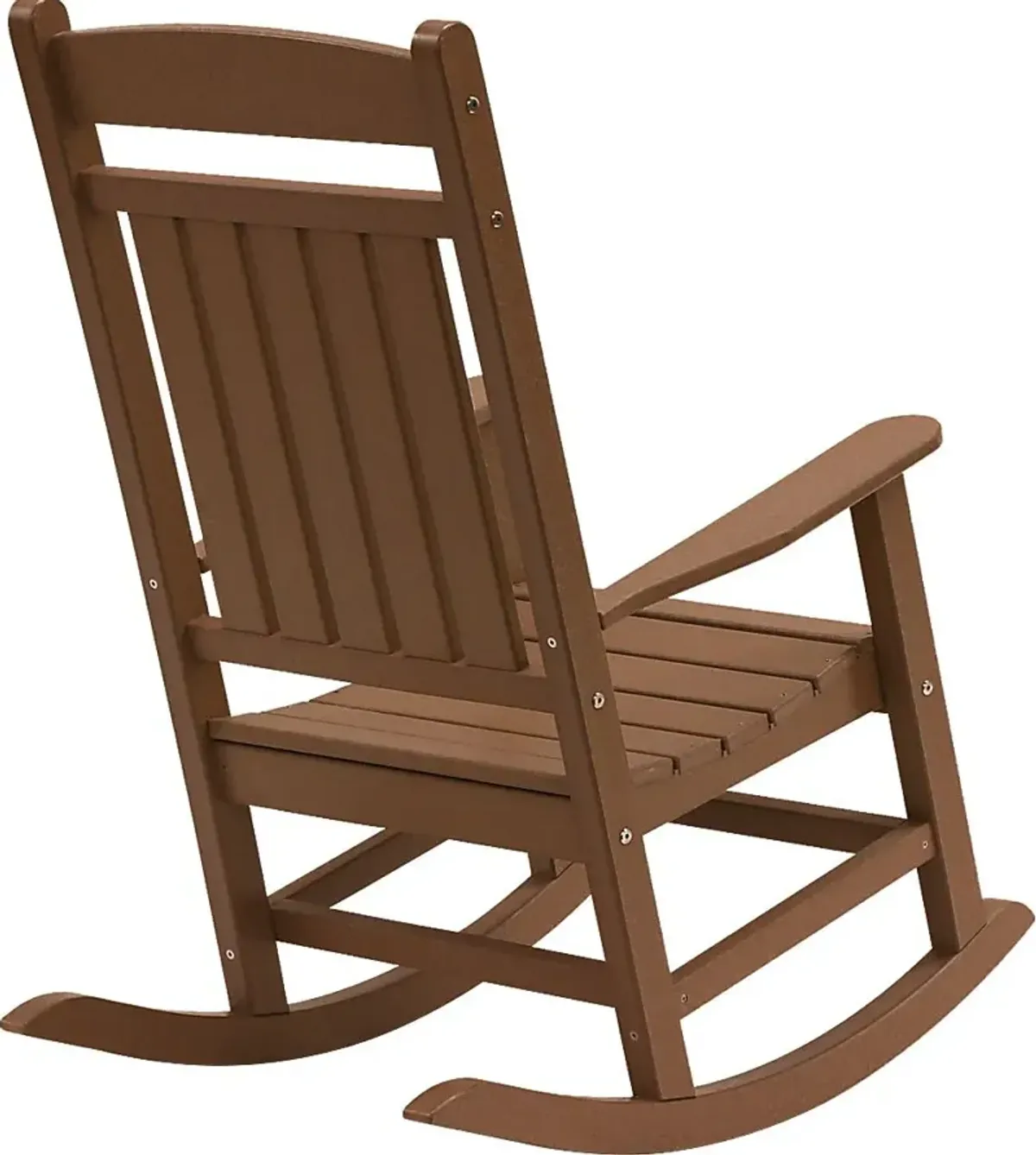 Edgarton Traditional Brown Outdoor Rocker