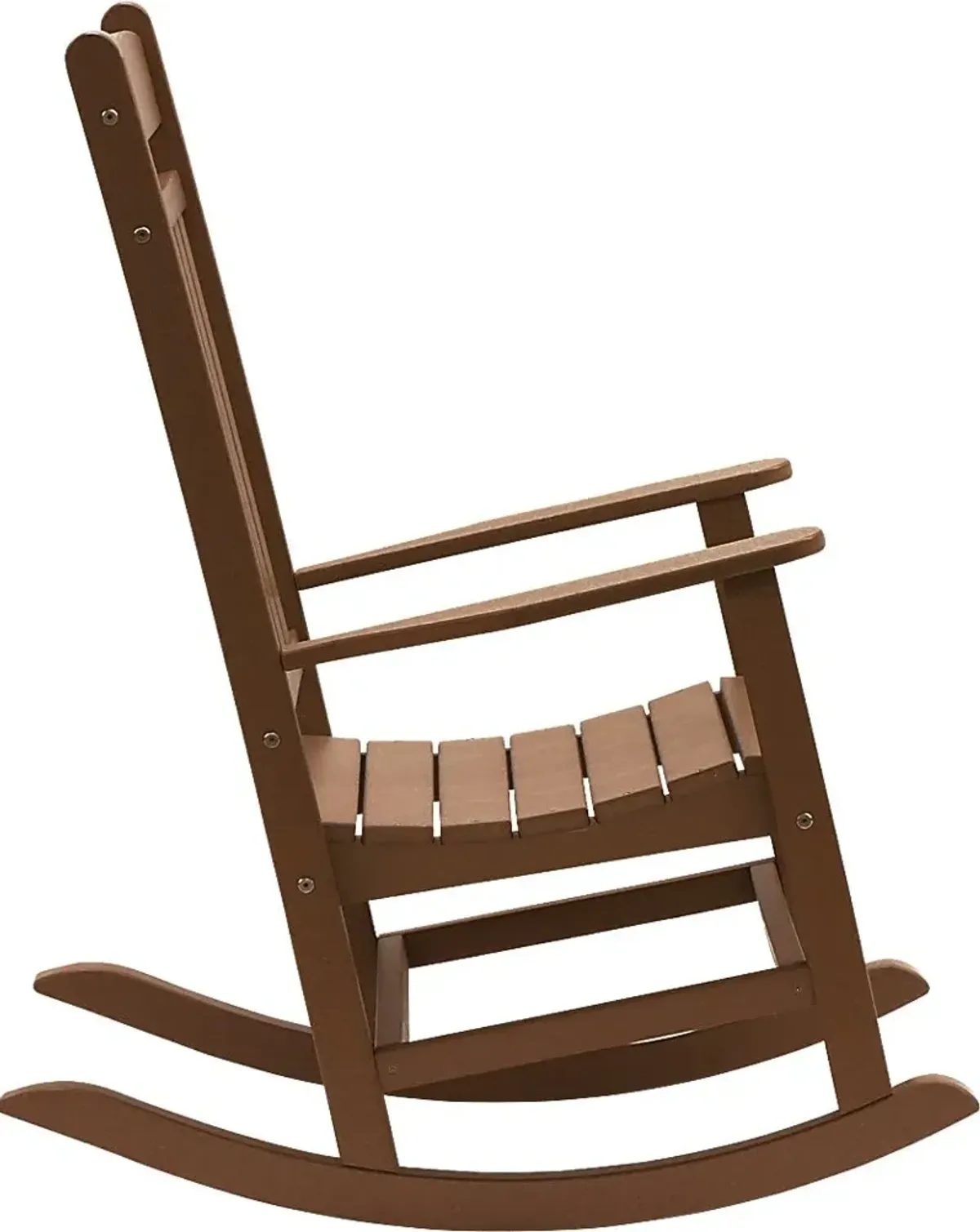 Edgarton Traditional Brown Outdoor Rocker