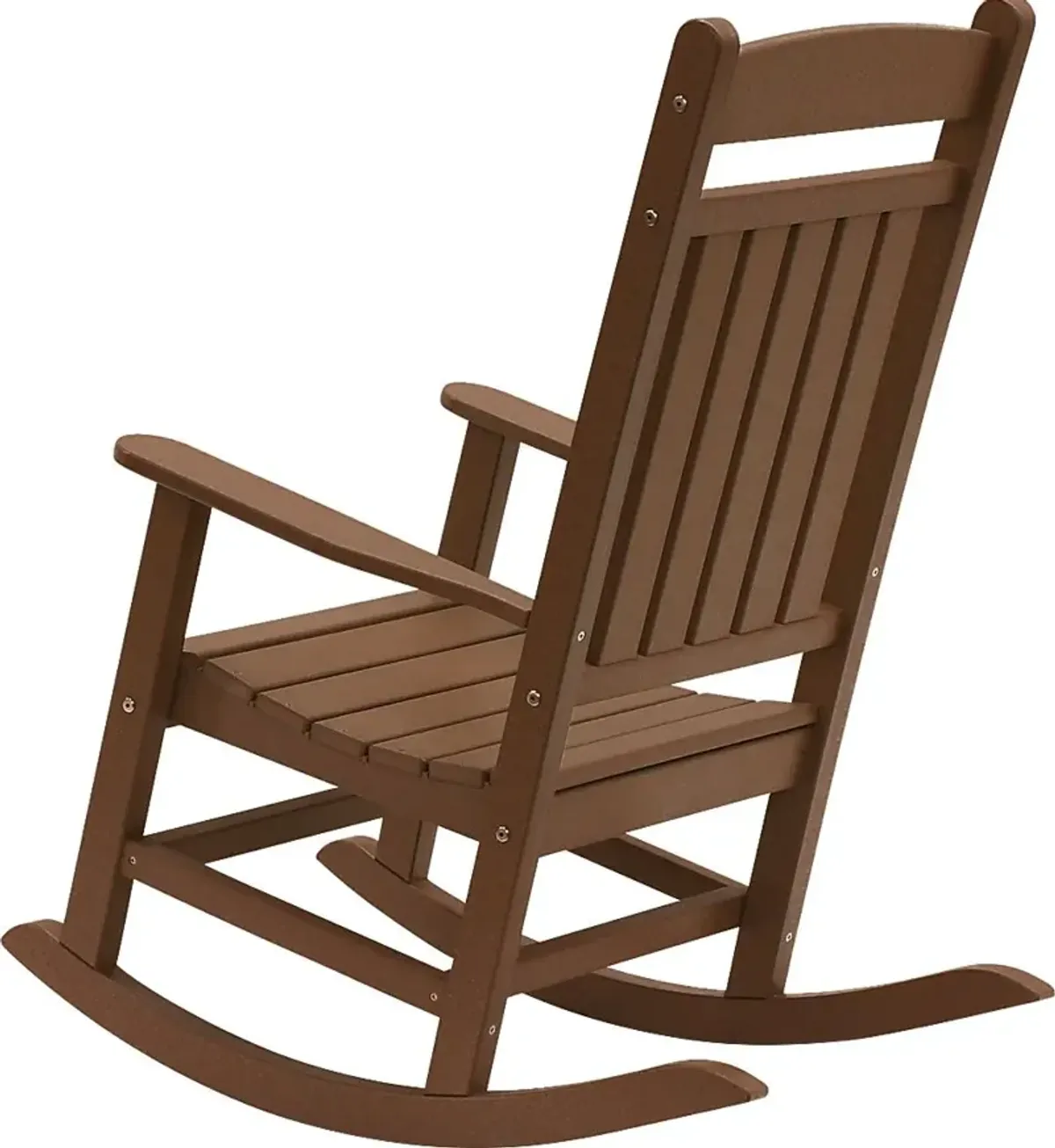 Edgarton Traditional Brown Outdoor Rocker