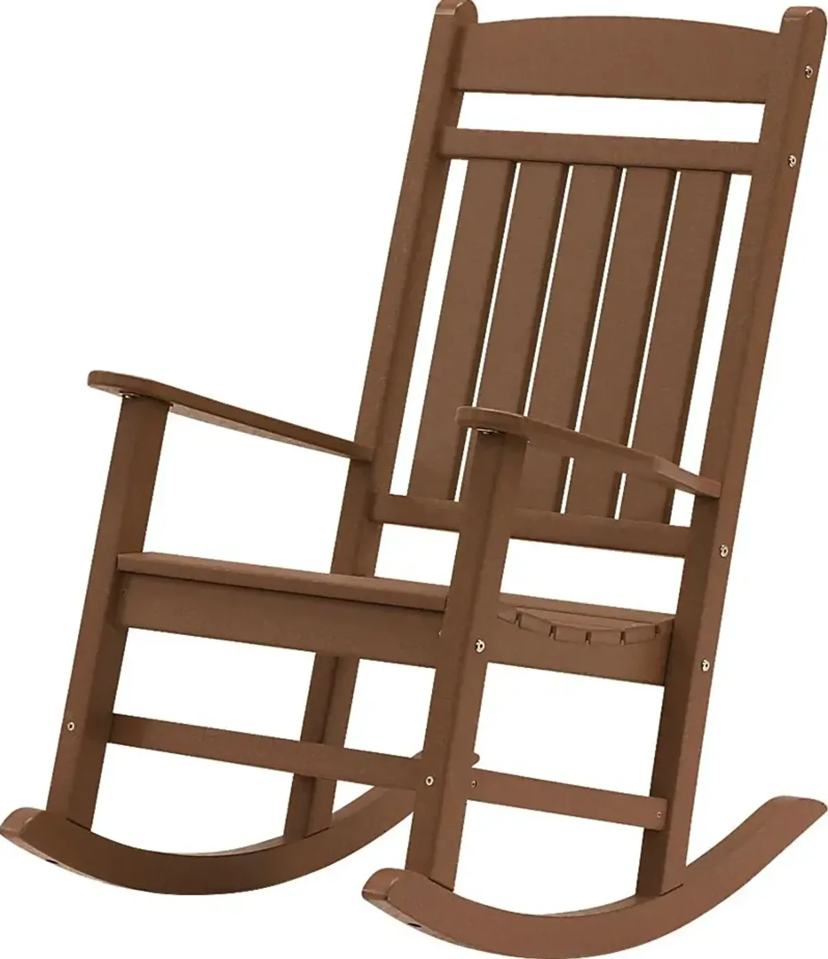 Edgarton Traditional Brown Outdoor Rocker