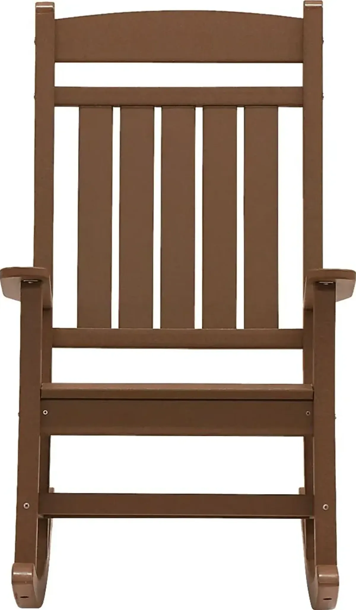 Edgarton Traditional Brown Outdoor Rocker