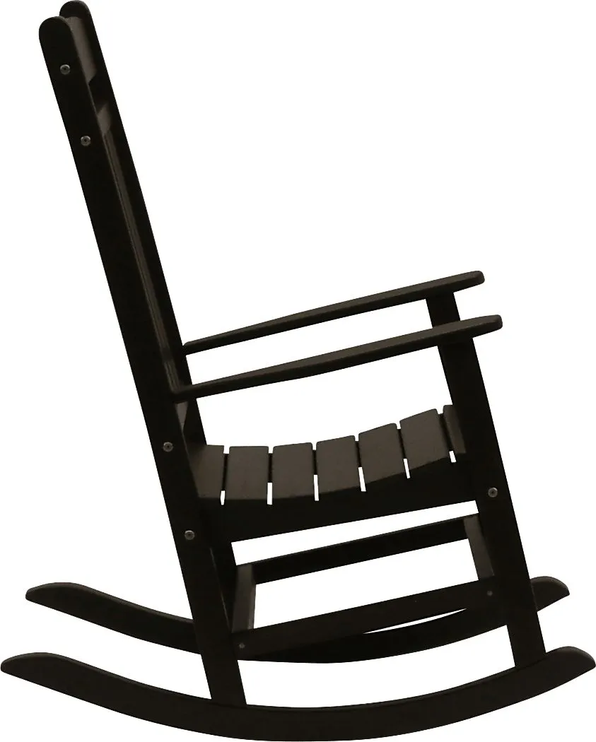 Edgarton Traditional Espresso Outdoor Rocker