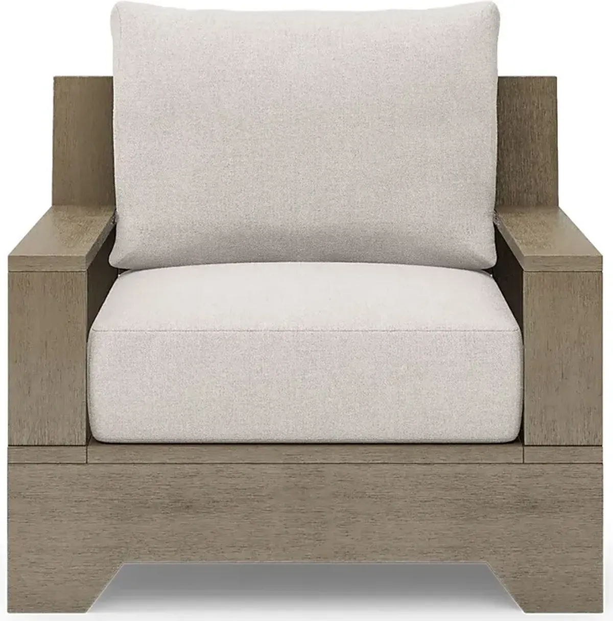 Lake Tahoe Gray 3 Pc Outdoor Seating Set with Seagull Cushions