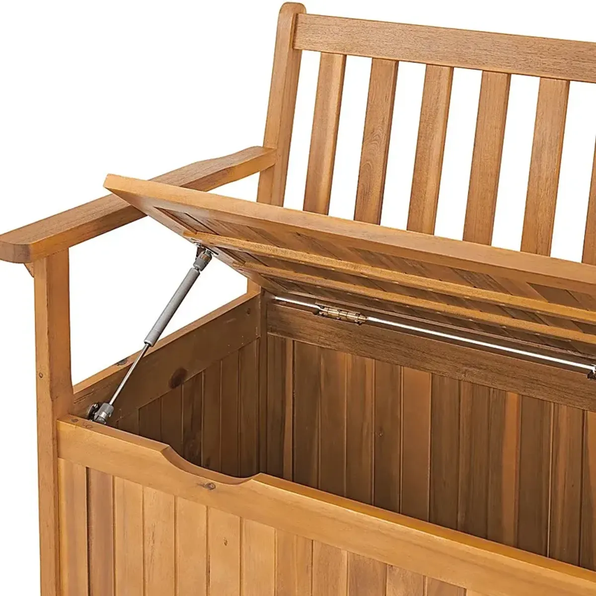 Outdoor Huega Brown Storage Bench