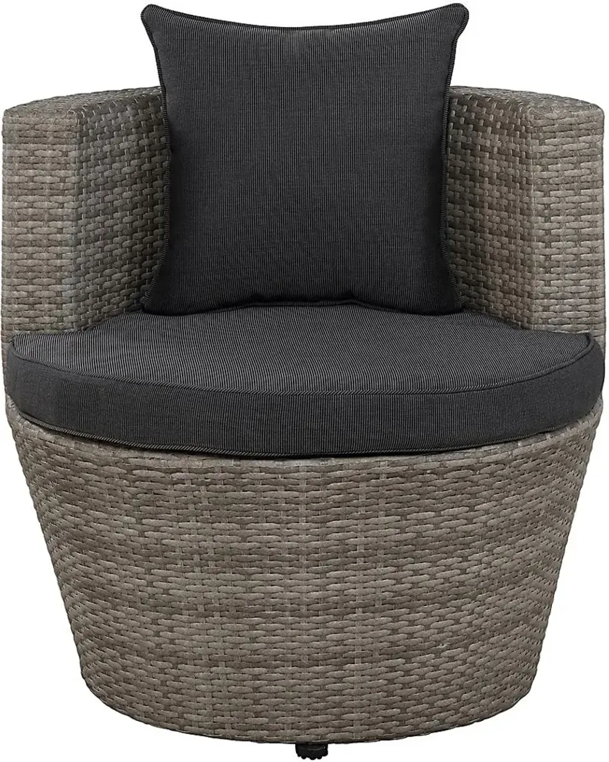 Helican Gray 3 Pc Outdoor Seating Set