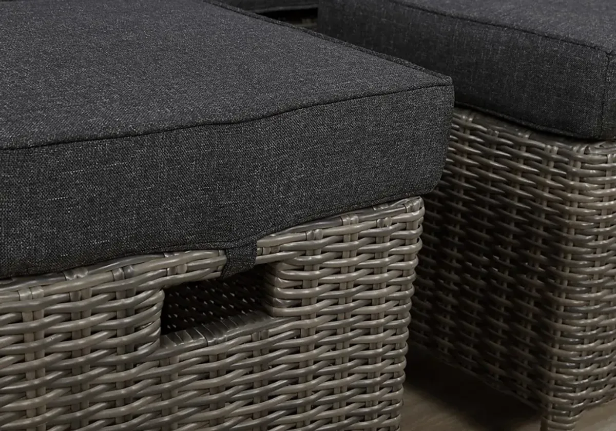 Gilleland Gray 3 Pc Outdoor Seating Set