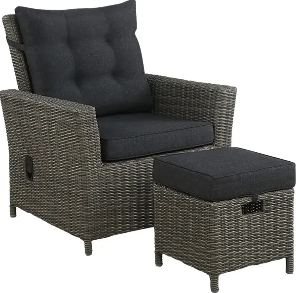 Gilleland Gray 2 Pc Outdoor Seating Set