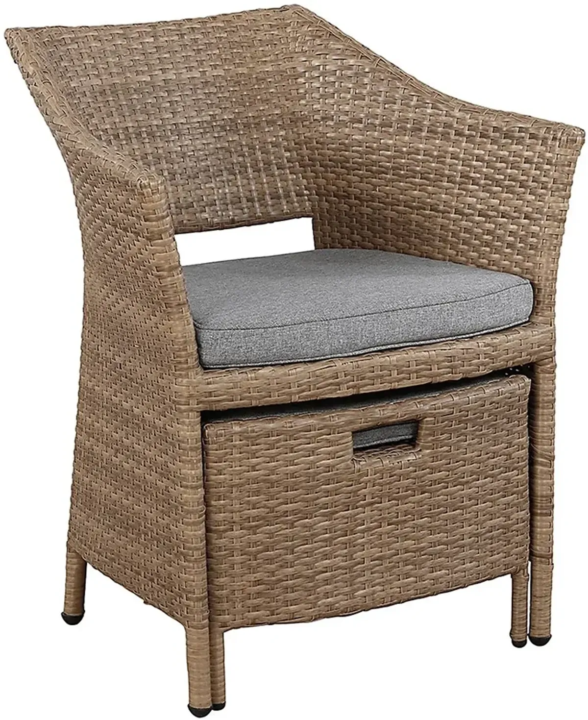Gressom Brown 5 Pc Outdoor Seating Set
