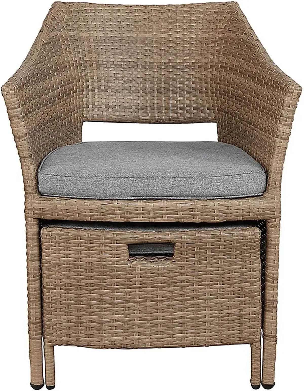 Gressom Brown 5 Pc Outdoor Seating Set