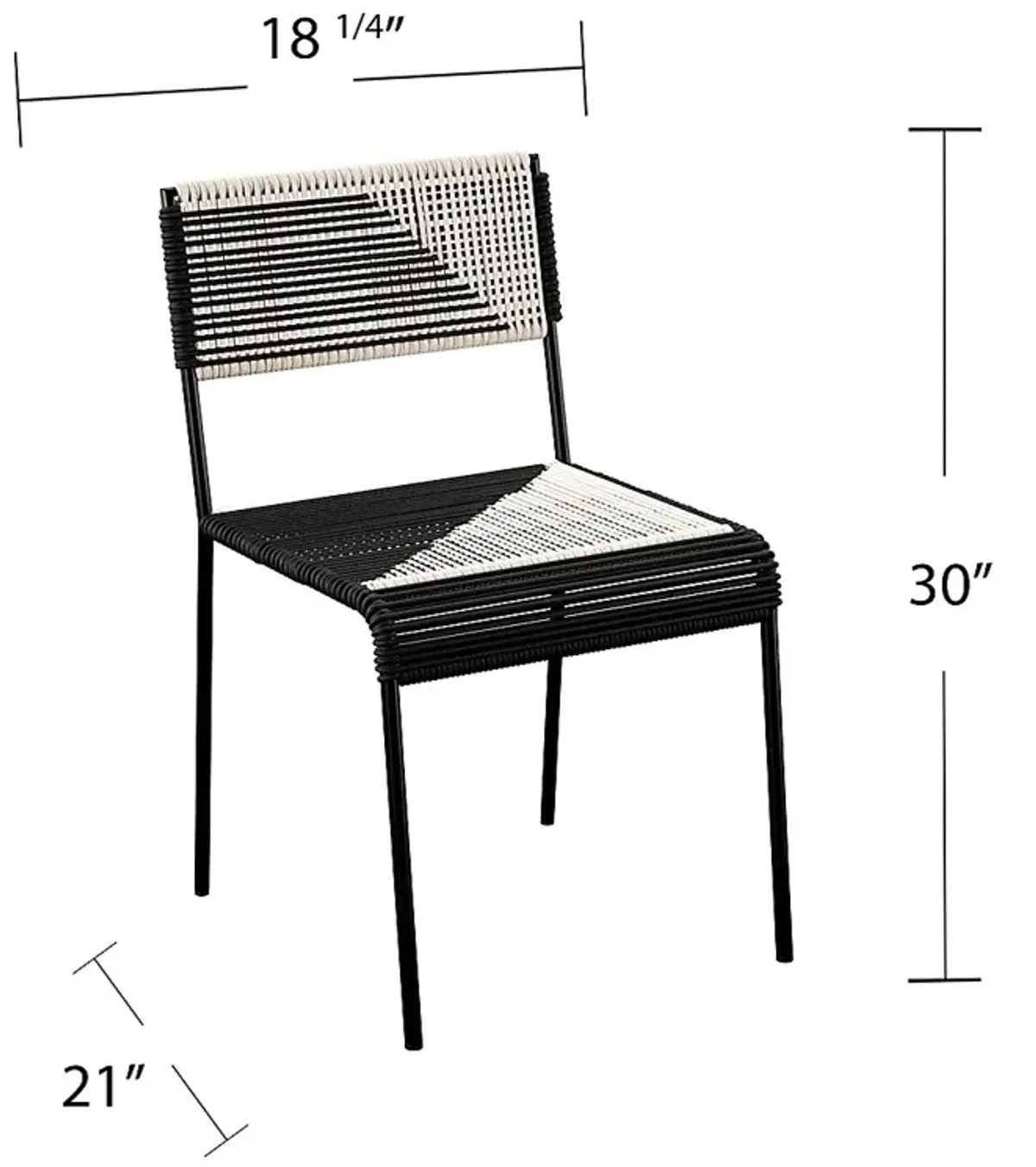 Outdoor Briarbend Black Chair Set of 2