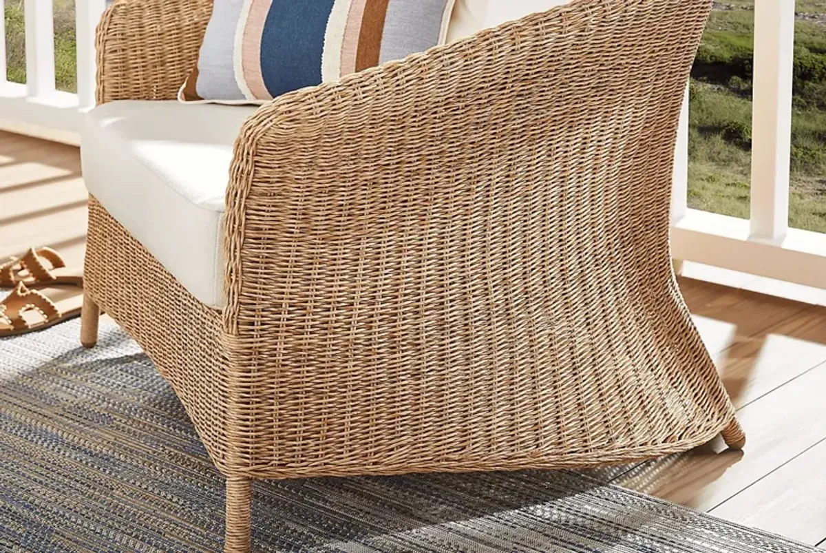 Sarina Bay Natural 3 Pc Outdoor Seating Set