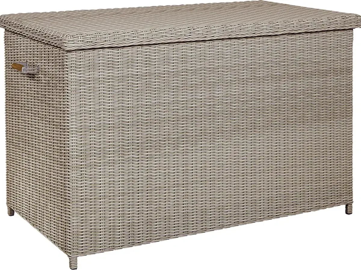 Patmos Gray Outdoor Cushion Storage Box