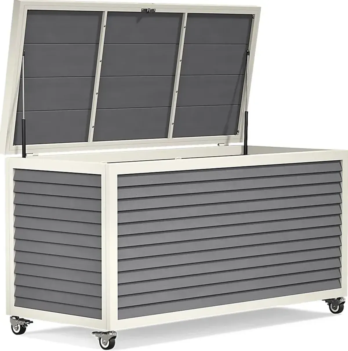 Addy Gray Outdoor Storage Box