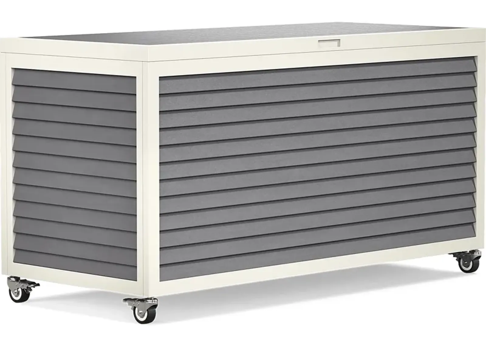 Addy Gray Outdoor Storage Box