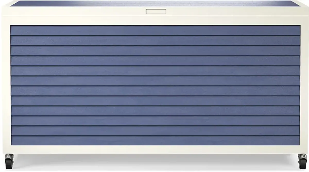 Addy Navy Outdoor Storage Box