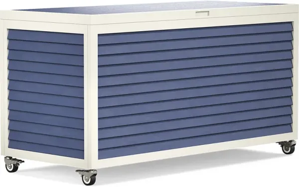Addy Navy Outdoor Storage Box